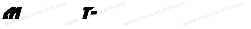 M 翔鶴黑體 T字体转换